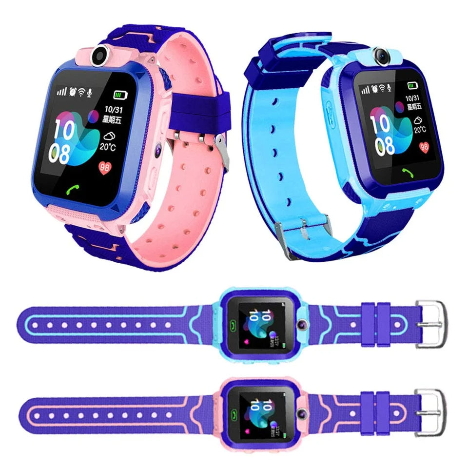 Q12 Kids Smart Watch With Sim Card Call IP67 Waterproof Sos Camera Smartwatch Phone GPS Tracker Watch for Children