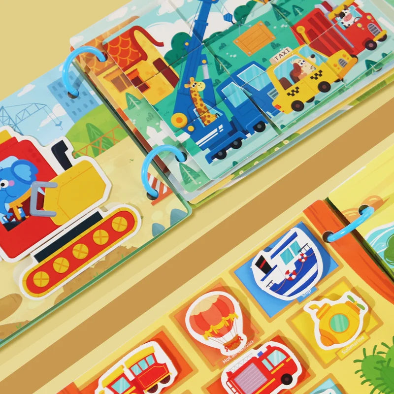 Creative Kids Quiet Puzzle Book(Tear Pull)