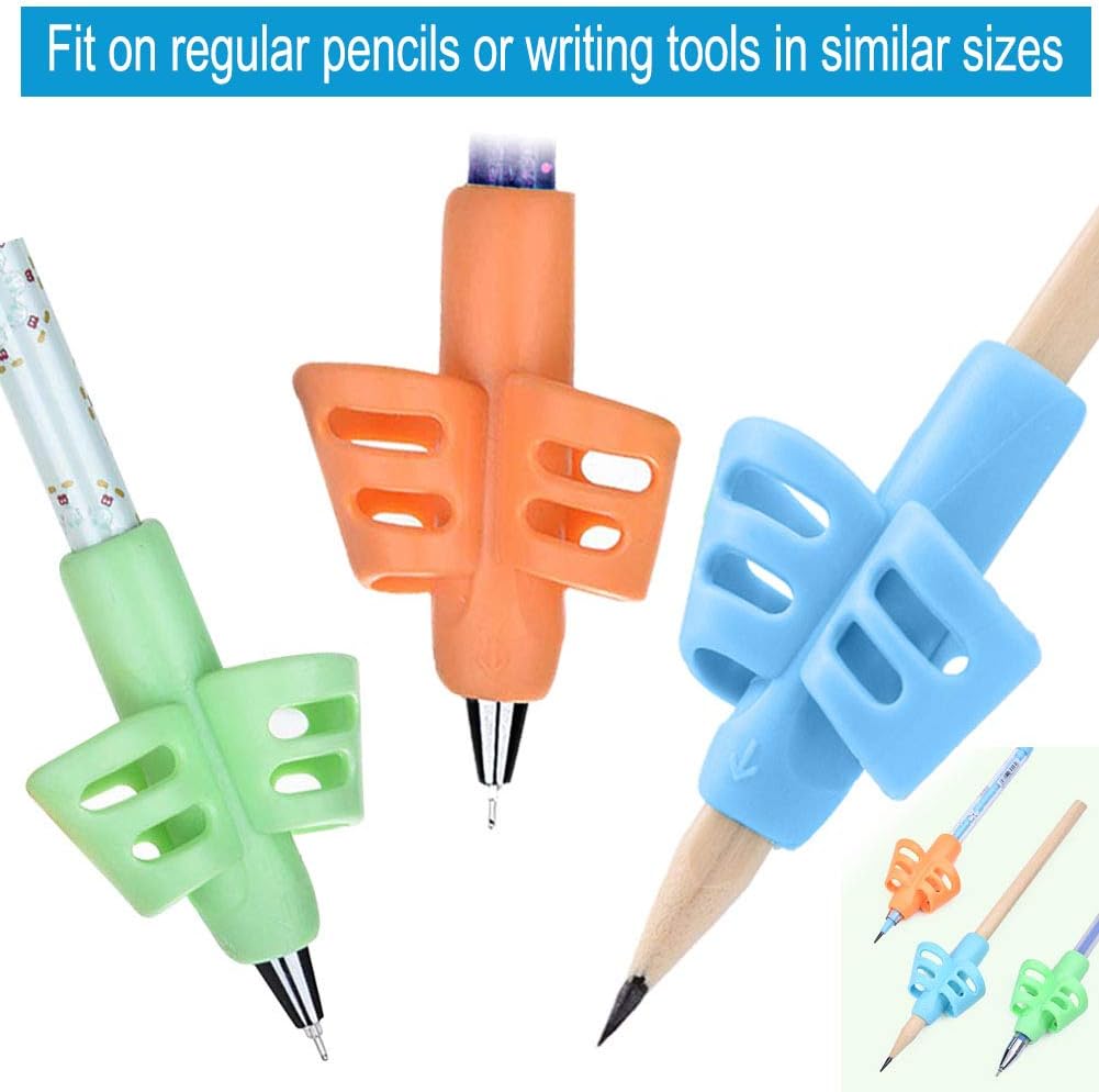 3Pc Kids Silicon Pencil Holder