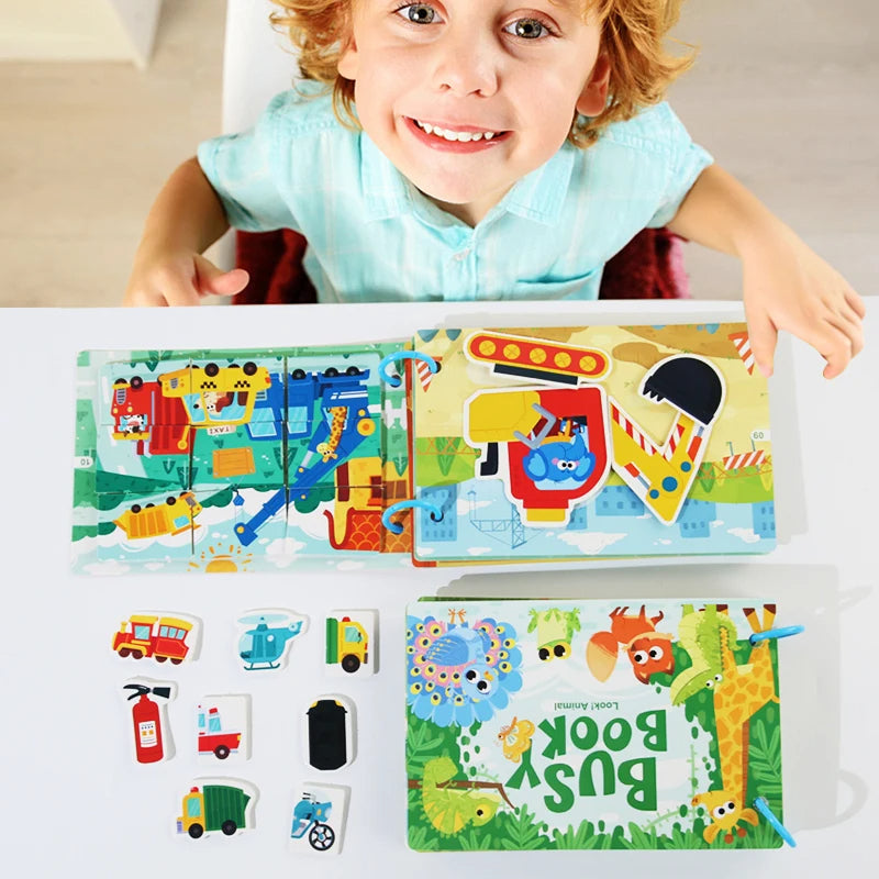 Creative Kids Quiet Puzzle Book(Tear Pull)