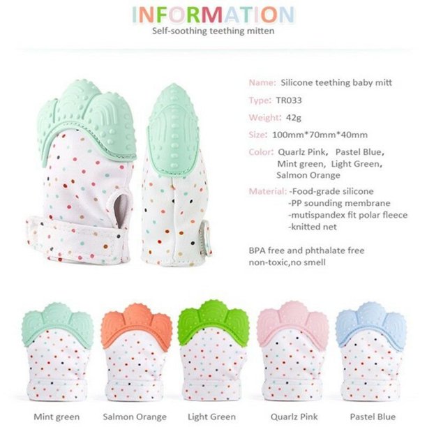 Multi-purpose Baby Teething Mittens / Baby Gloves