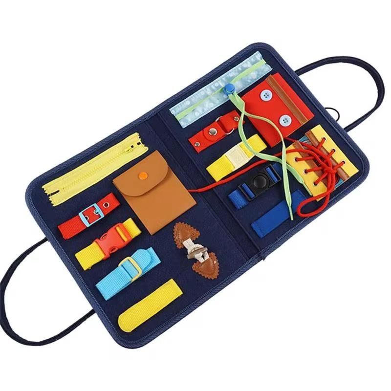 14 in 1 Toddler Busy Board
