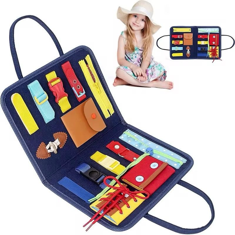 14 in 1 Toddler Busy Board
