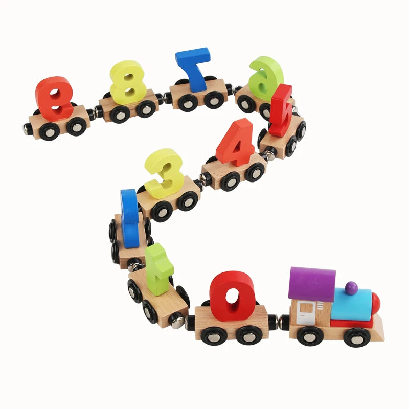 Kids Digital Numbers Train