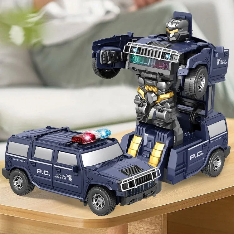 Electric Transformer Police Car