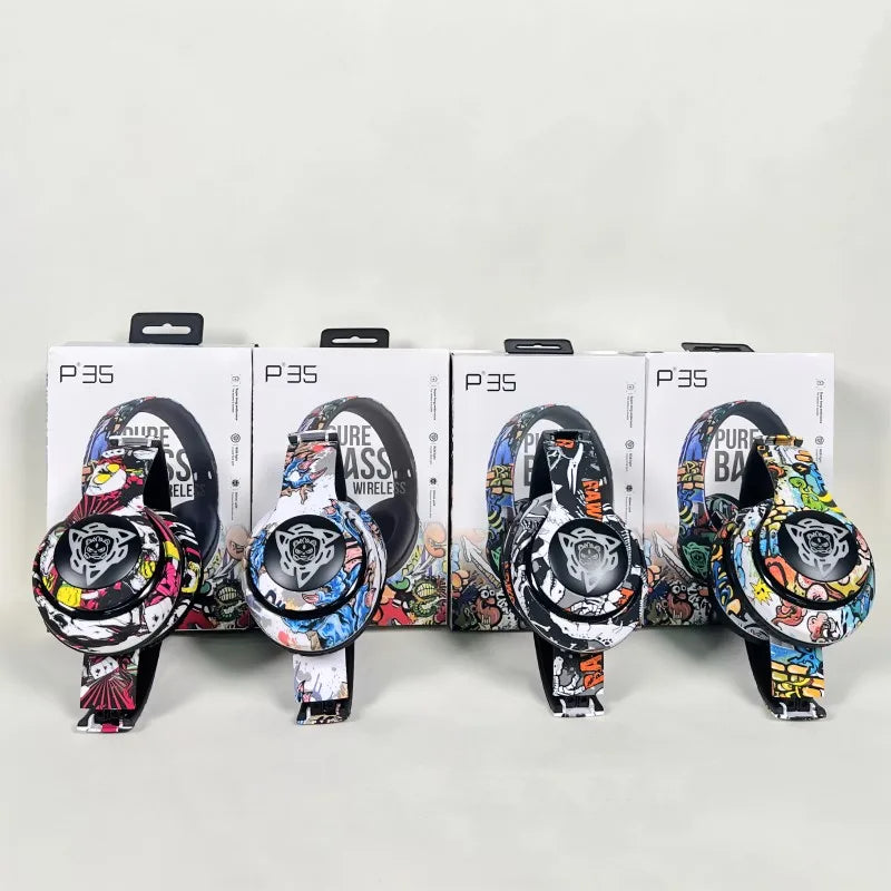 Graffiti Bluetooth Headphones