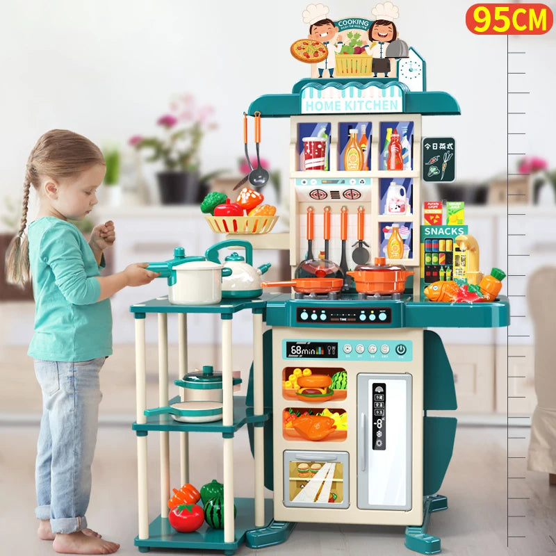 Jie Liya 95cm Minikitchen Kids Playset