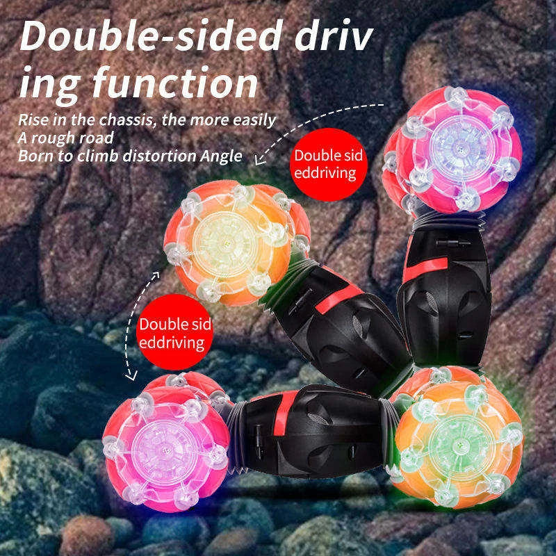 Rechargeable Remote Control Racing Stunt Car