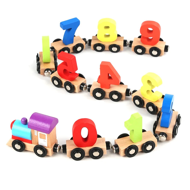 Kids Digital Numbers Train