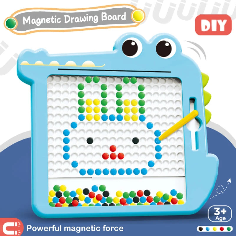 Kids Doodle Magnetic Maze (Pink, Blue, and Lime Green)