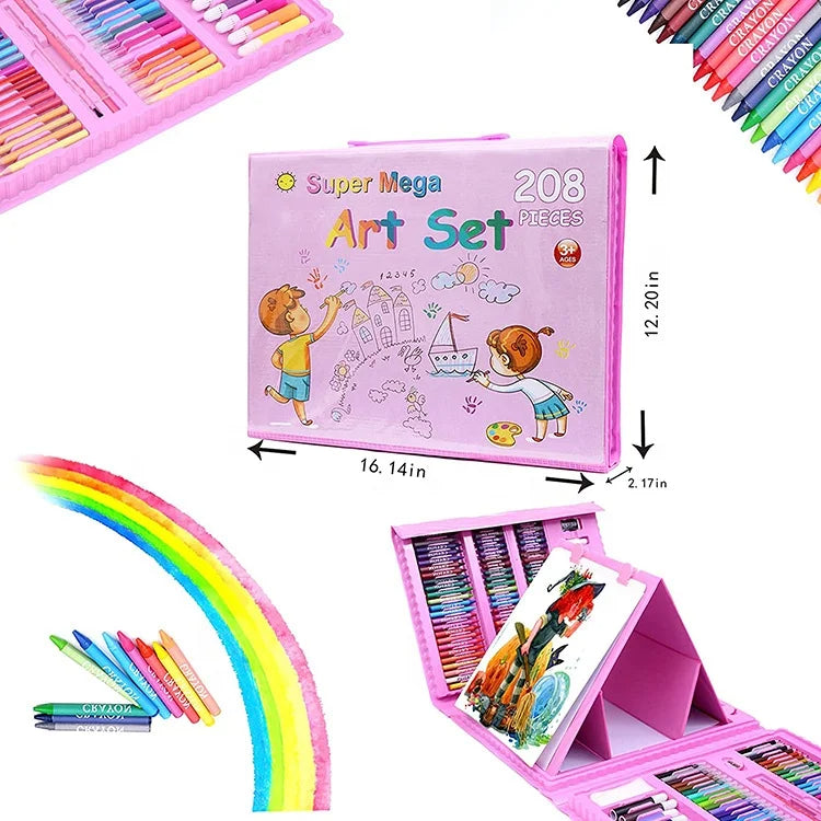 208 Pcs Kids Art Set