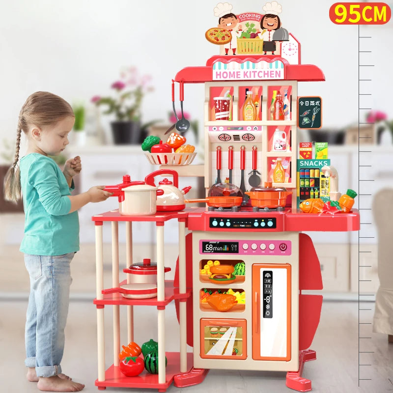 Jie Liya 95cm Minikitchen Kids Playset