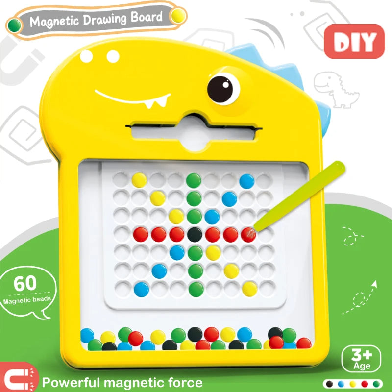 Kids Doodle Magnetic Maze (Pink, Blue, and Lime Green)