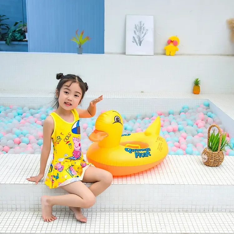 Duck Inflatable Swimming Ring Floater