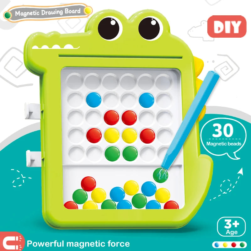Kids Doodle Magnetic Maze (Pink, Blue, and Lime Green)