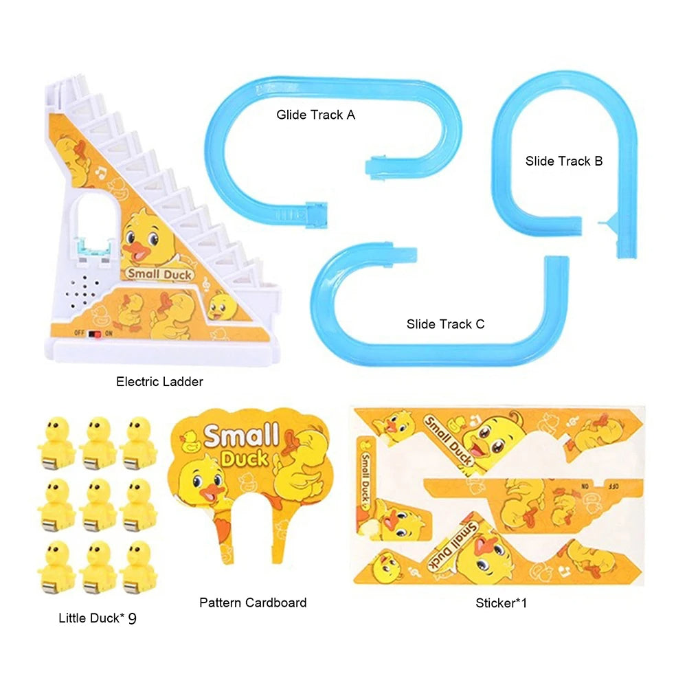 12 pcs Electric Duck Climbing Stairs & Slide