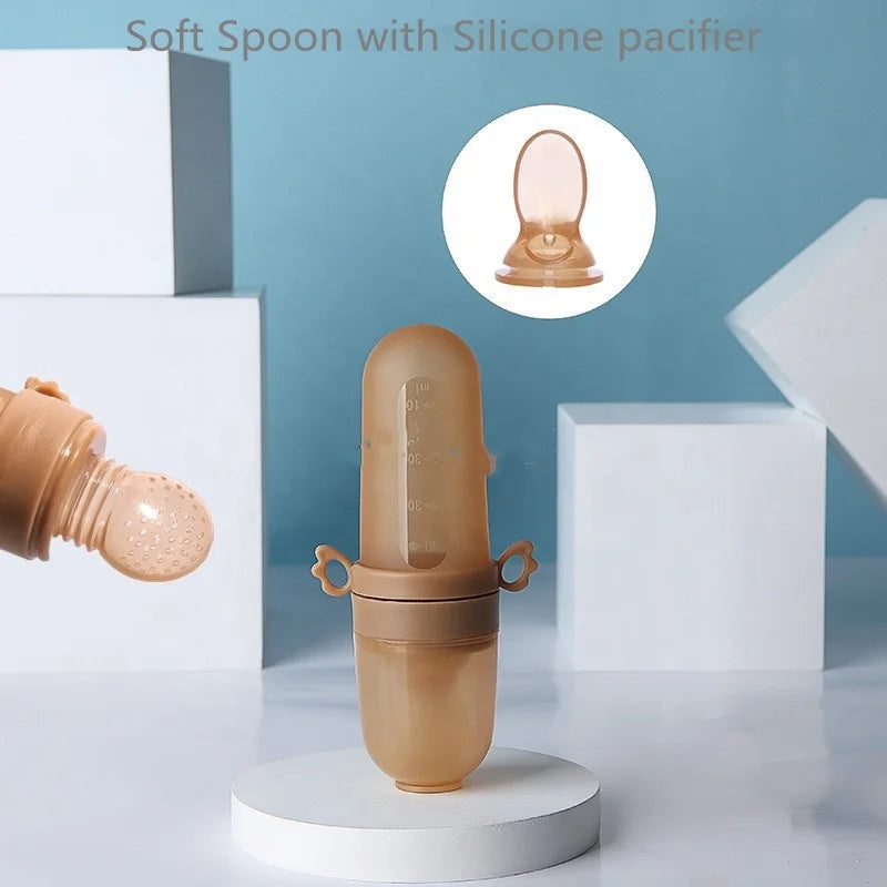 5 in 1 Baby feeding bottle+ Feeding Spoon+ 3 Fruit Feeders