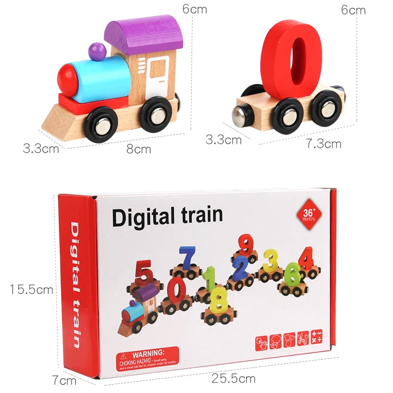 Kids Digital Numbers Train