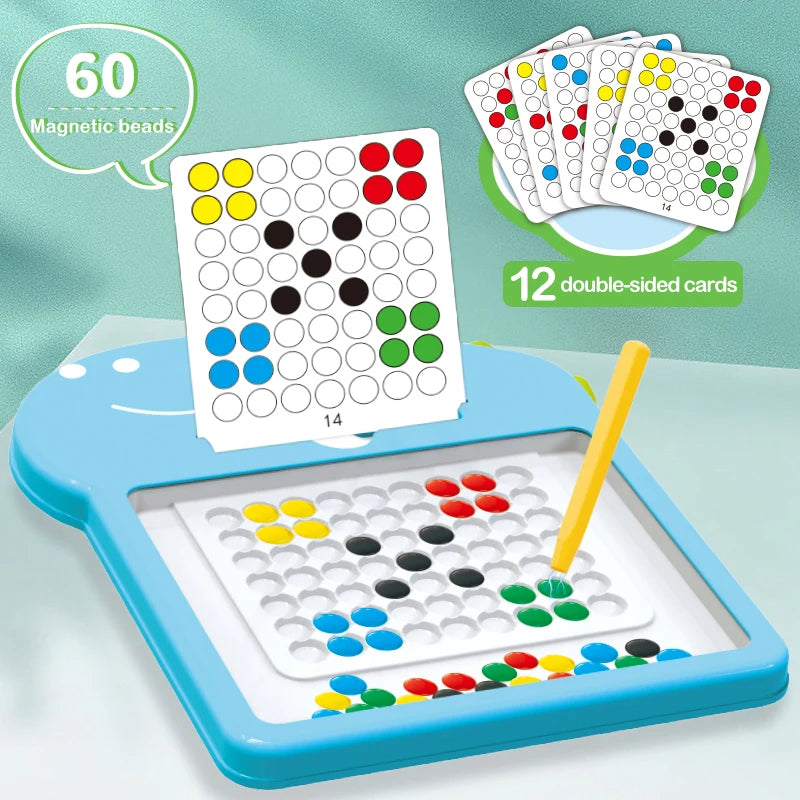 Kids Doodle Magnetic Maze (Pink, Blue, and Lime Green)