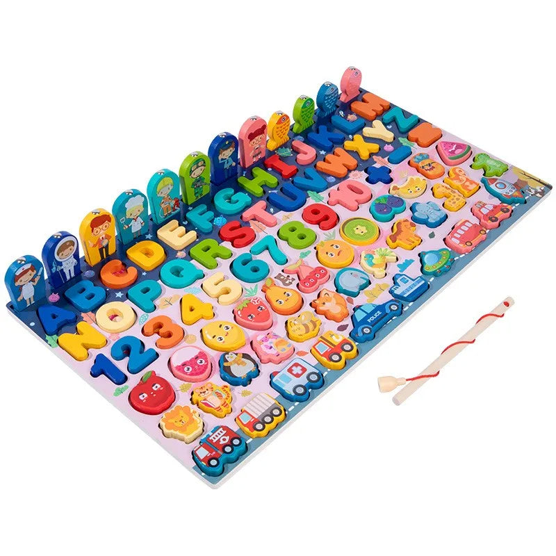 8in1 Montessori Wooden Puzzle