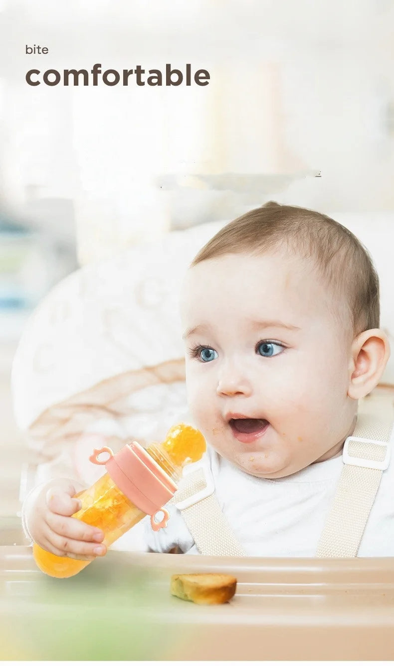 5 in 1 Baby feeding bottle+ Feeding Spoon+ 3 Fruit Feeders