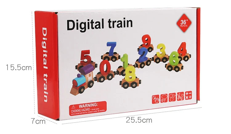 Kids Digital Numbers Train
