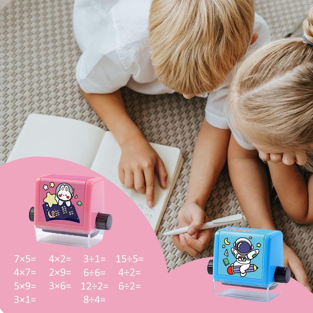 4pc Kids Maths Practice Roller Stamp