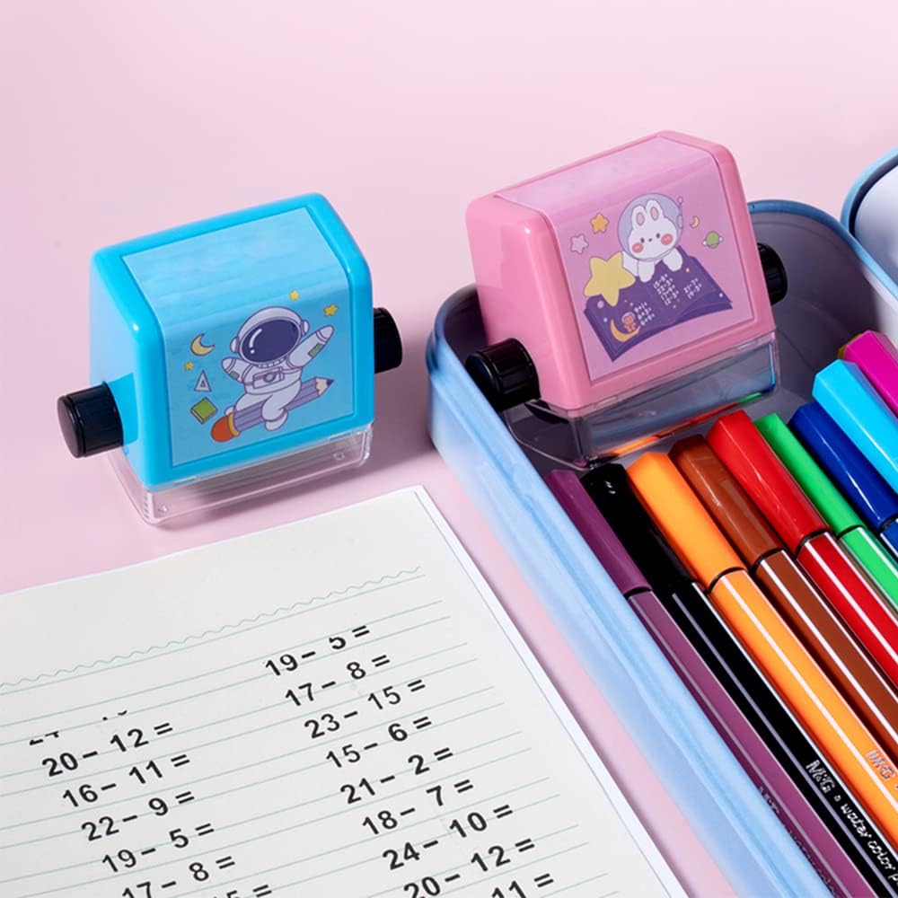 4pc Kids Maths Practice Roller Stamp