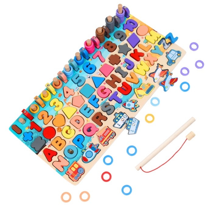 7 in1 Wooden Montessori Puzzles Learning Toy
