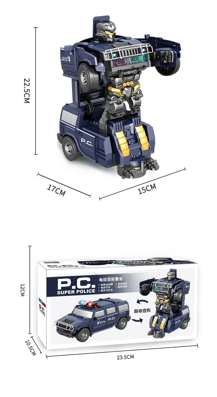 Electric Transformer Police Car