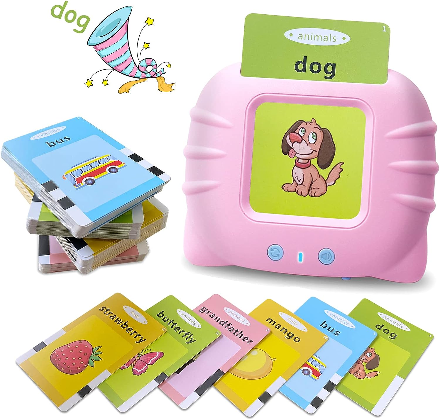 Rechargeable Kids Learning Flashcards