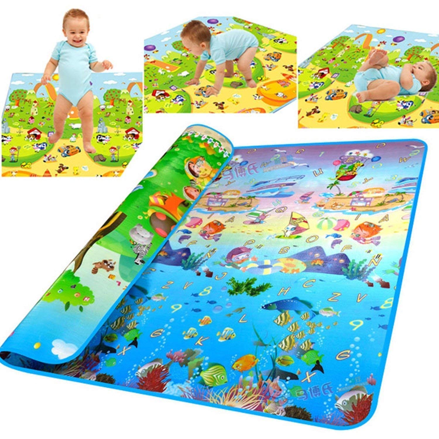 Kids Double Sided Crawling Mat